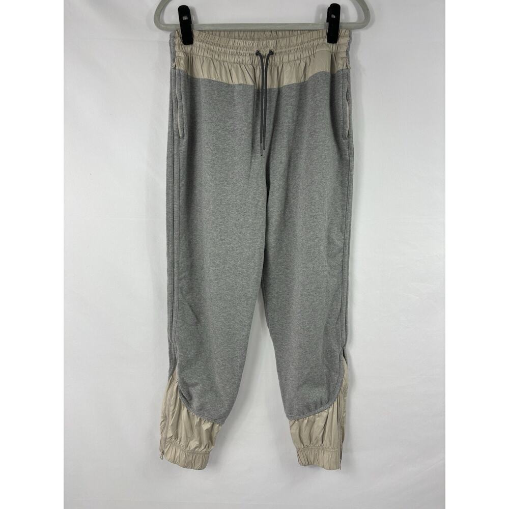 Stella McCartney Adidas Barricade Sweatpants Joggers Tan Grey 40 Pockets - Picture 15 of 15